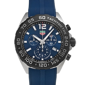 タグ ホイヤー フォーミュラ1 クロノグラフ CAZ101AV.FT8077 ブルー メンズ 時計 【中古】【wristwatch】