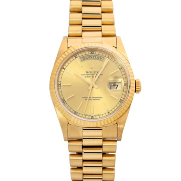 ロレックス デイデイト 18238 シャンパン メンズ 時計 【中古】【wristwatch】