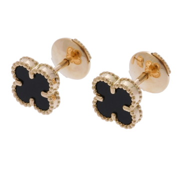 ヴァン クリーフ&アーペル スウィートアルハンブラ ピアス ゴールド K18イエローゴールド YG レディース ジュエリー 【中古】【jewelry】