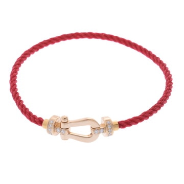 フレッド フォース10ブレスレット MM #16-#17 ゴールド K18イエローゴールド YG/ステンレススチール レディース ジュエリー 【中古】【jewelry】