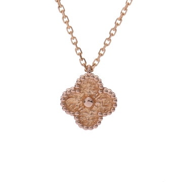 ヴァン クリーフ&アーペル スウィートアルハンブラ ネックレス  ゴールド K18ピンクゴールド PG レディース ジュエリー 【中古】【jewelry】