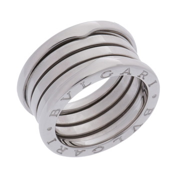 ブルガリ B-ZERO1 リング #54 シルバー K18ホワイトゴールド WG レディース ジュエリー 【中古】【jewelry】