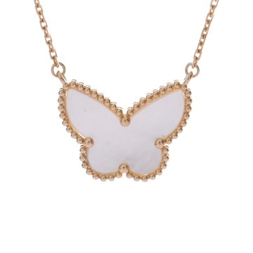 ヴァン クリーフ&アーペル ラッキーアルハンブラ パピヨン ネックレス ゴールド VCARD99500 K18イエローゴールド YG レディース ジュエリー 【中古】【jewelry】