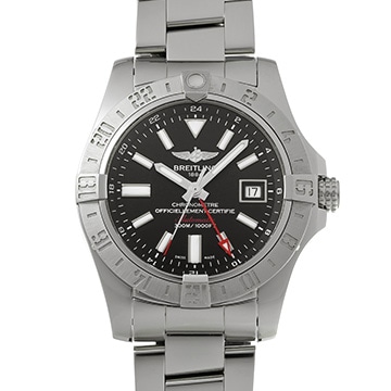 ブライトリング アベンジャー II GMT A3239011/BC35 ブラック メンズ 時計 【中古】【wristwatch】