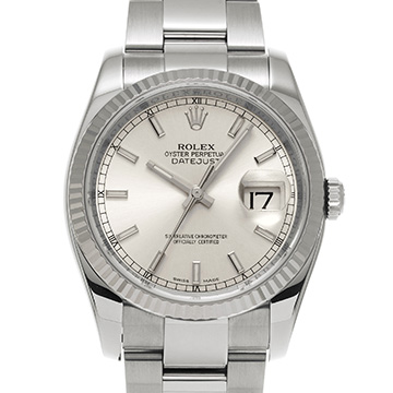 ロレックス デイトジャスト 116234 シルバー メンズ 時計 【中古】【wristwatch】