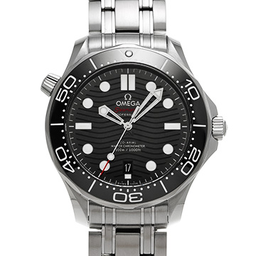 オメガ シーマスター ダイバー300 コーアクシャル マスタークロノメーター 210.30.42.20.01.001 ブラック メンズ 時計 【中古】【wristwatch】
