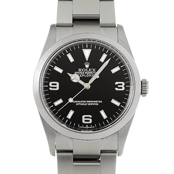 ロレックス エクスプローラー 114270 ブラック メンズ 時計 【中古】【wristwatch】