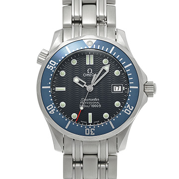 オメガ シーマスター プロフェッショナル 300 ミッドサイズ 2561.80 ブルー ユニセックス 時計 【中古】【wristwatch】