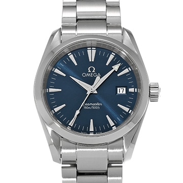 オメガ シーマスター アクアテラ クォーツ 2518.80 ブルー メンズ 時計 【中古】【wristwatch】