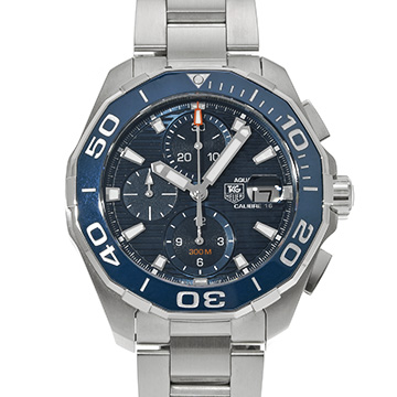 タグ ホイヤー アクアレーサー クロノグラフ CAY211B.BA0927 ブルー メンズ 時計 【中古】【wristwatch】