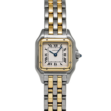 カルティエ パンテール SM W25029B6 シルバー レディース 時計 【中古】【wristwatch】