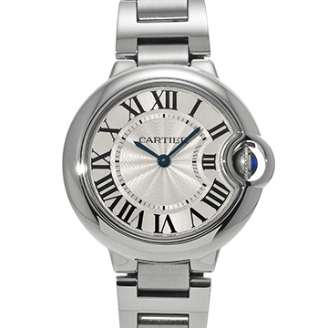 カルティエ バロンブルー 33MM W6920084 シルバー ユニセックス 時計 【中古】【wristwatch】