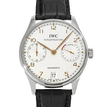 IWC ポルトギーゼ オートマティック 7デイズ IW500114 シルバー メンズ 時計 【中古】【wristwatch】