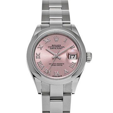 ロレックス レディ デイトジャスト 28 279160 ピンク レディース 時計 【中古】【wristwatch】