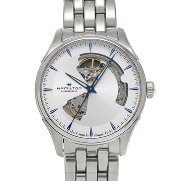ハミルトン ジャズマスター オープンハート H32675150 シルバー メンズ 時計 【中古】【wristwatch】
