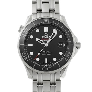オメガ シーマスター ダイバー300 コーアクシャル 212.30.41.20.01.003 ブラック メンズ 時計 【中古】【wristwatch】