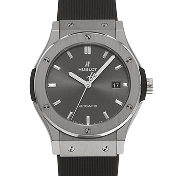 ウブロ クラシックフュージョン チタニウム レーシンググレー 542.NX.7071.LR グレー メンズ 時計 【中古】【wristwatch】