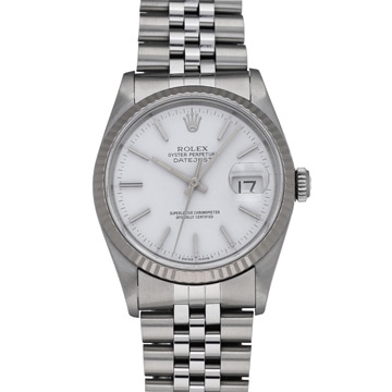 ロレックス デイトジャスト 16234 ホワイト メンズ 時計 【中古】【wristwatch】