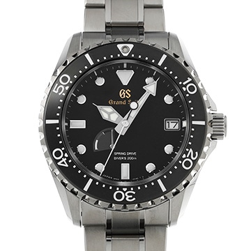 グランドセイコー スポーツコレクション スプリングドライブ SBGA463 ブラック メンズ 時計 【中古】【wristwatch】