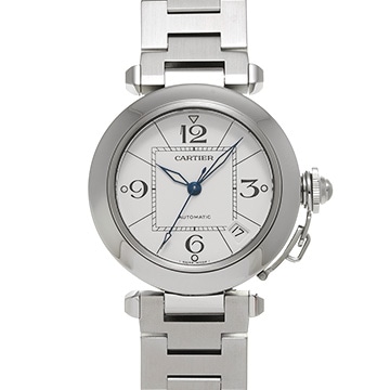 カルティエ パシャC W31074M7 ホワイト ユニセックス 時計 【中古】【wristwatch】