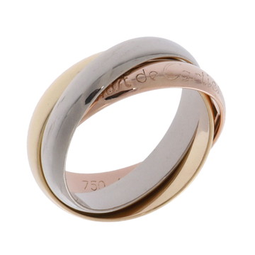 カルティエ トリニティリング #49 ゴールド K18イエローゴールド YG/K18ピンクゴールド PG/K18ホワイトゴールドWG レディース ジュエリー 【中古】【jewelry】