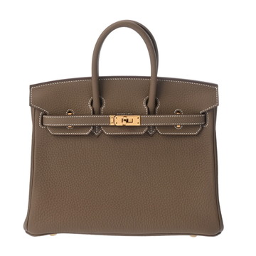 エルメス バーキン 25 エトゥープ トゴ レディース バッグ 【未使用】【bag】