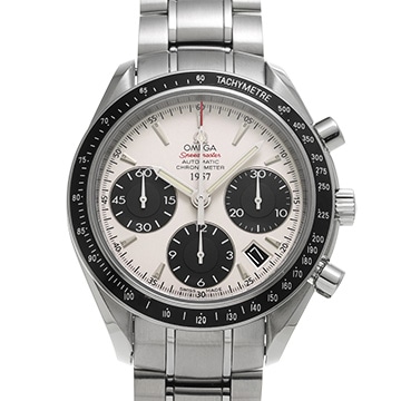 オメガ スピードマスター デイト 323.30.40.40.02.001 ホワイト/ブラック メンズ 時計 【中古】【wristwatch】