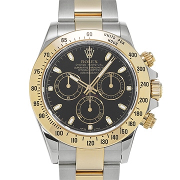 ロレックス コスモグラフ デイトナ 116523 ブラック メンズ 時計 【中古】【wristwatch】