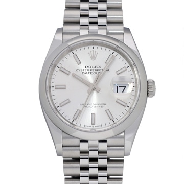 ロレックス デイトジャスト 36 126200 シルバー メンズ 時計 【中古】【wristwatch】