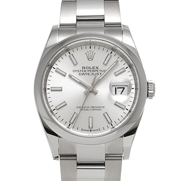 ロレックス デイトジャスト 36 126200 シルバー メンズ 時計 【中古】【wristwatch】
