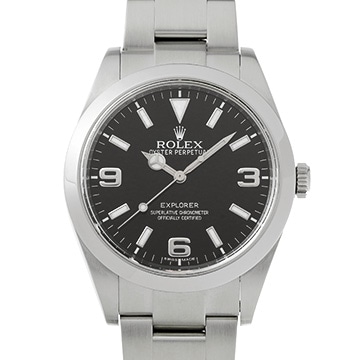 ロレックス エクスプローラー 214270 ブラック メンズ 時計 【中古】【wristwatch】