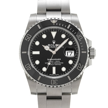 ロレックス サブマリーナ デイト 116610LN ブラック メンズ 時計 【中古】【wristwatch】