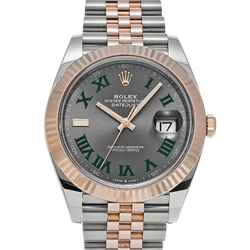 ロレックス デイトジャスト 41 126331 スレート メンズ 時計 【中古】【wristwatch】