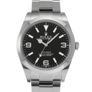ロレックス エクスプローラー 214270 ブラック メンズ 時計 【中古】【wristwatch】