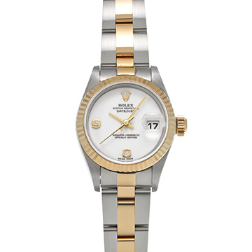 ロレックス デイトジャスト 79173 ホワイト レディース 時計 【中古】【wristwatch】