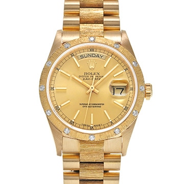 ロレックス デイデイト 18108 シャンパン メンズ 時計 【中古】【wristwatch】