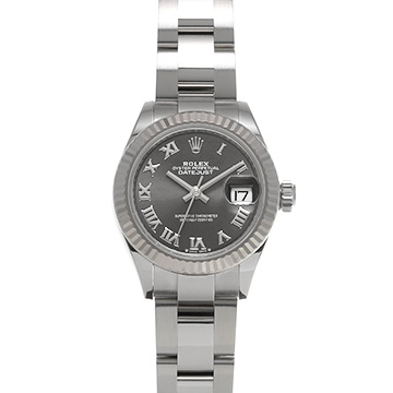 ロレックス レディ デイトジャスト 28 279174 グレー レディース 時計 【中古】【wristwatch】
