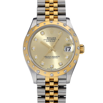 ロレックス デイトジャスト 31 278343G シャンパン/ダイヤモンド ユニセックス 時計 【中古】【wristwatch】