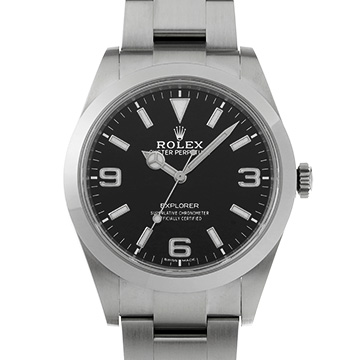 ロレックス エクスプローラー 214270 ブラック メンズ 時計 【中古】【wristwatch】