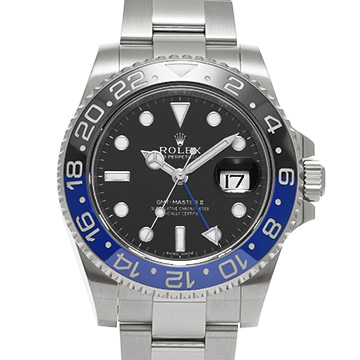 ロレックス GMTマスターII 116710BLNR ブラック メンズ 時計 【中古】【wristwatch】