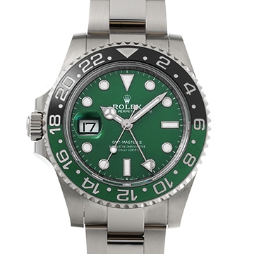 ロレックス GMTマスター II 126729VTNR グリーン メンズ 時計 【中古】【wristwatch】