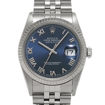 ロレックス デイトジャスト 16234 ブルー メンズ 時計 【中古】【wristwatch】