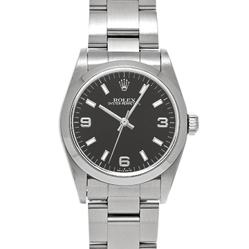 ロレックス オイスターパーペチュアル 67480 ブラック ユニセックス 時計 【中古】【wristwatch】