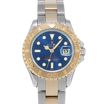 ロレックス ヨットマスター 29 69623 ブルー レディース 時計 【中古】【wristwatch】