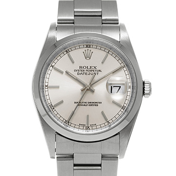 ロレックス デイトジャスト 16200 シルバー メンズ 時計 【中古】【wristwatch】