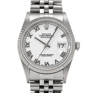 ロレックス デイトジャスト 16234 ホワイト メンズ 時計 【中古】【wristwatch】