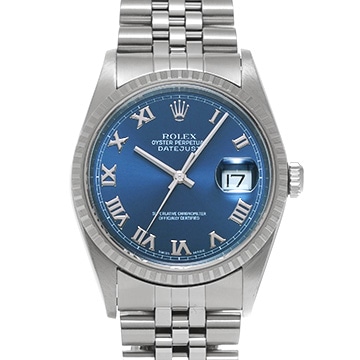 ロレックス デイトジャスト 16220 ブルー メンズ 時計 【中古】【wristwatch】