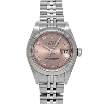 ロレックス デイトジャスト 79174 ピンク レディース 時計 【中古】【wristwatch】