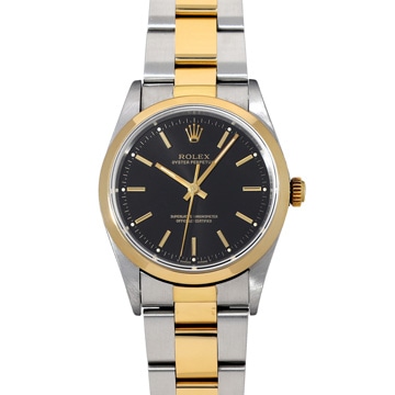 ロレックス オイスターパーペチュアル 14203 ブラック メンズ 時計 【中古】【wristwatch】