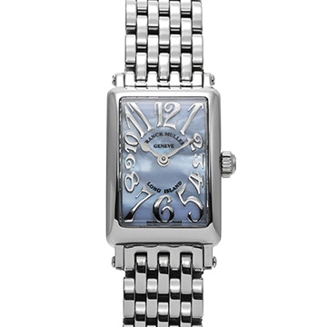 フランクミュラー ロングアイランド プティ 802QZRELMOPAC ブルーシェル レディース 時計 【中古】【wristwatch】